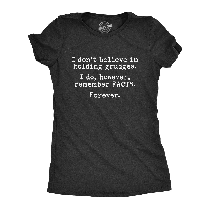I Remember Facts Forever Women's T Shirt-- Chenille Blend Fleece Blend Nylon Blend